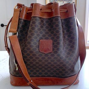 Celine Macadam Bucket Bag Shoulder Bag Crossbody Bag